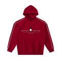 Red "Incense" heavyweight hoodie