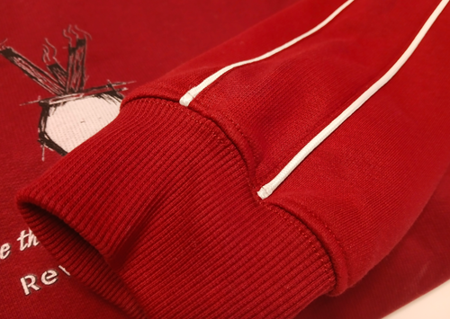 Red "Incense" heavyweight hoodie